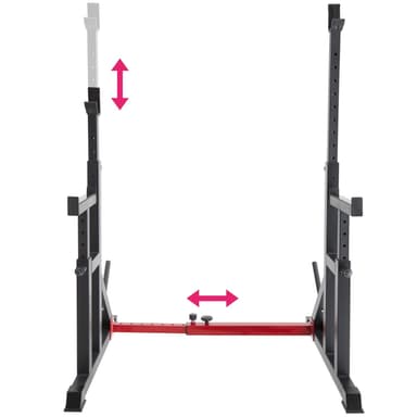 Squat Rack Rocky - svart