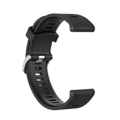 Silikonarmbånd til Garmin Forerunner 245 / 245 Music - Svart