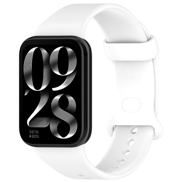 Silikonarmband till Xiaomi Redmi Watch 4 / Watch Band 8 Pro / 9 Pro - Vit