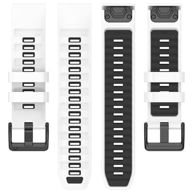Silikonarmbånd for Garmin Fenix 8 51mm - Hvit