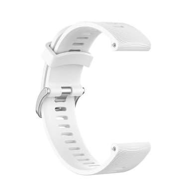 Silikonarmbånd til Garmin Forerunner 245 / 245 Music - Hvit