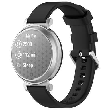 Silikonarmbånd for Garmin Lily 2 / Lily 2 Active - Svart