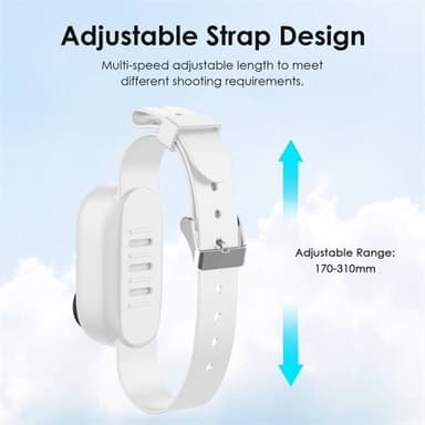 Silikonarmbånd for Insta360 GO 3 / GO 3S - Hvit