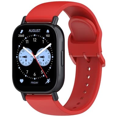 Silikonarmbånd for Xiaomi Redmi Watch 5 Lite/Active - Rød