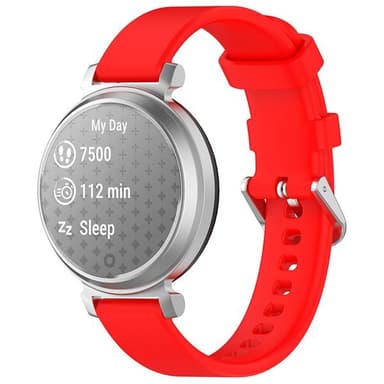 Silikonarmbånd til Garmin Lily 2 / Lily 2 Active - Rød