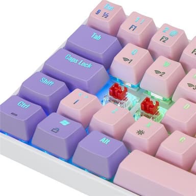 Blackstorm RGB Mech 2 Dual Mode 60 % spilltastatur med Outemu Red mekaniske brytere