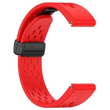 Silikonarmbånd for Garmin Fenix 5 / 6 / 7 / 8 26mm - Rød