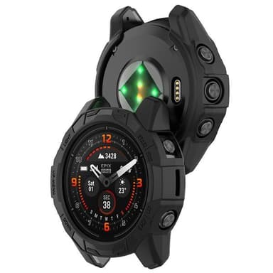Beskyttelsesdeksel for Garmin Fenix 7 / Fenix 7 Pro - Sort