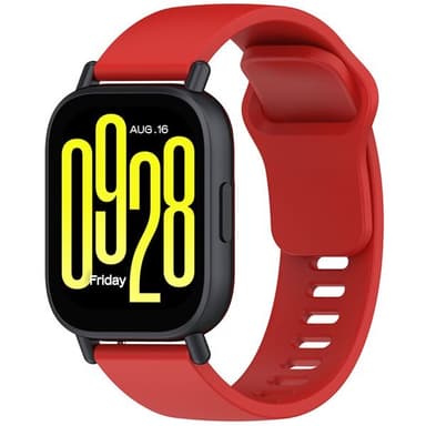 Silikonarmbånd for Xiaomi Redmi Watch 5 Lite/Active - Rød