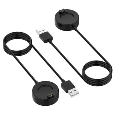 Ladestativ for garmin fenix 8 med USB-platebase og 1 meter kabel