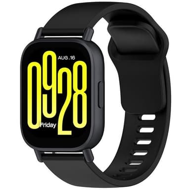 Silikonarmbånd for Xiaomi Redmi Watch 5 Lite/Active - Svart