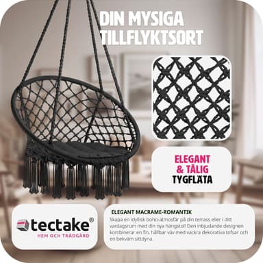 Hengestol Jane - svart