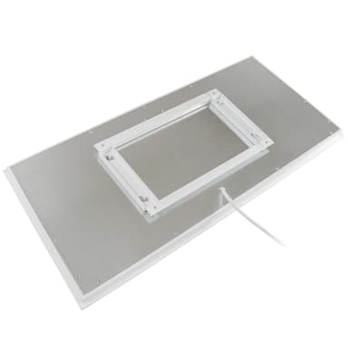 Glass infrarød varmeapparat 850W - svart