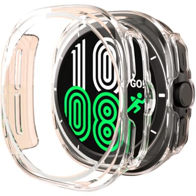 47 mm ultratynn gjennomsiktig deksel til Samsung Galaxy Watch 7 Sort