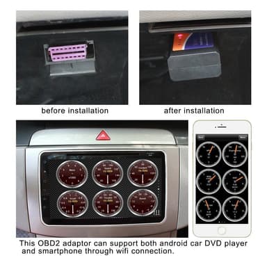 OBD II feilkodeleser iOS / Android - WiFi