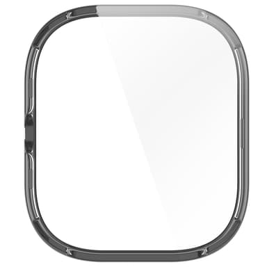 Full dekning PC-deksel med skjermbeskytter for Redmi Watch 4 Gjennomsiktig