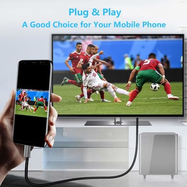 USB-C til HDMI-kabel 4K - 2 meter