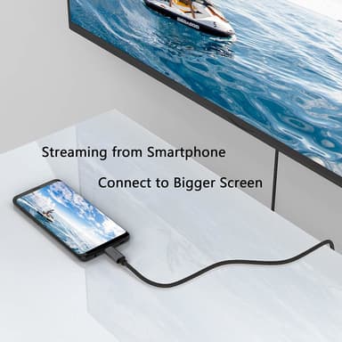 USB-C til HDMI-kabel 4K - 2 meter