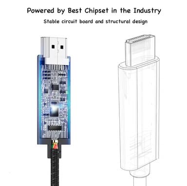 USB-C til HDMI-kabel 4K - 2 meter