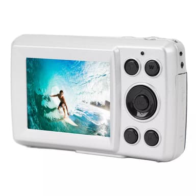 Kompakt kamera med 16x digital zoom og 2,4 tommers LCD-skjerm Sort