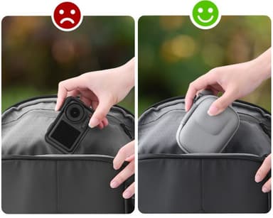 Bæreveske til GoPro 9/10/11, DJI Osmo Action3/4 Grå