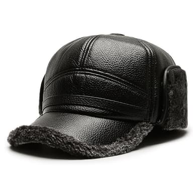 Vinterlue - Cap med øreklaffer Grå M