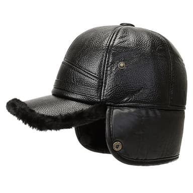 Vinterlue - Cap med øreklaffer Grå M