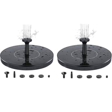 2 Pakn Fontene med solceller 16 cm - Solcellefontene/Vannfontene