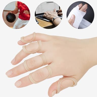 Fingerskinne for springfinger 5-pakk