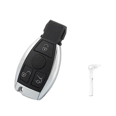 Nøkkeldeksel med tre knapper, bilnøkkel til Mercedes-Benz