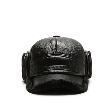 Vinterlue - Cap med øreklaffer Grå M
