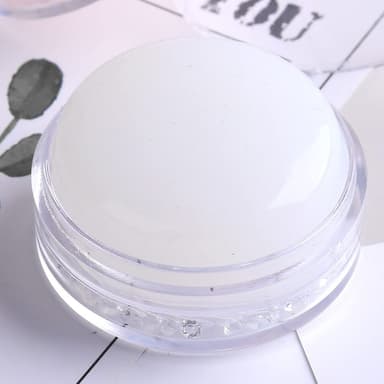Stempelpute for nail art silikon Hvit