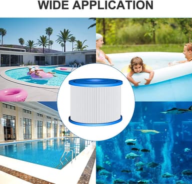 Bassengfilter for Bestway Lay-Z-Spa Bassengfilter 2 Pack