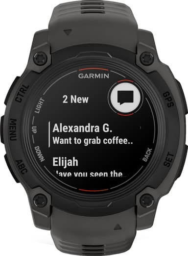Garmin Instinct E smartklokke 40mm (sort/kull)