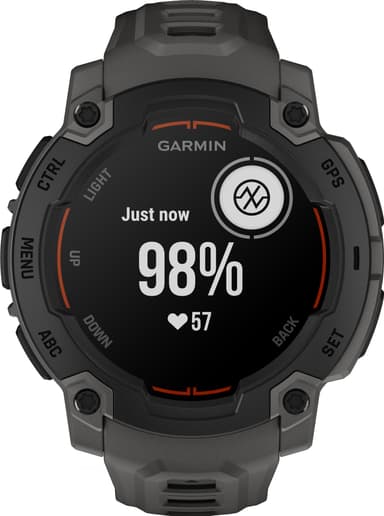 Garmin Instinct E smartklokke 45mm (sort/kull)