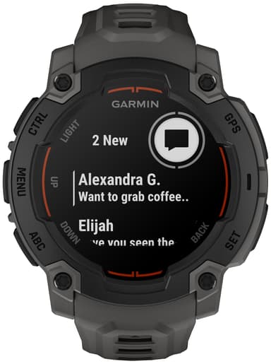 Garmin Instinct E smartklokke 45mm (sort/kull)