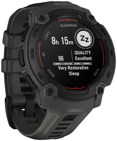 Garmin Instinct E smartklokke 45mm (sort/kull)