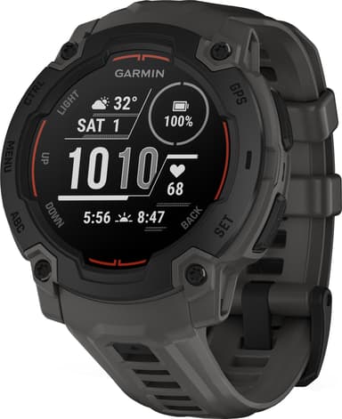 Garmin Instinct E smartklokke 45mm (sort/kull)