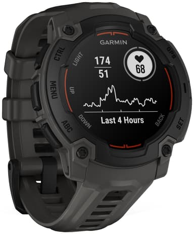 Garmin Instinct E smartklokke 45mm (sort/kull)