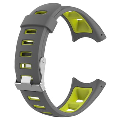 Silikonklokkerem for Suunto Quest/M1/M2/M4/M5 Grå+grønn