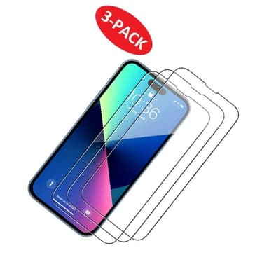 iPhone 14 skjermbeskytter i herdet glass (3-pakning)
