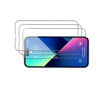 iPhone 14 skjermbeskytter i herdet glass (3-pakning)