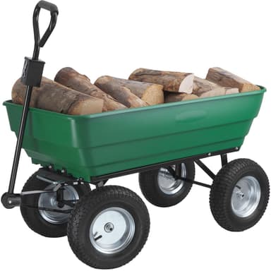 Håndvogn Tummi 125l Lastekapasitet 300 kg - grønn