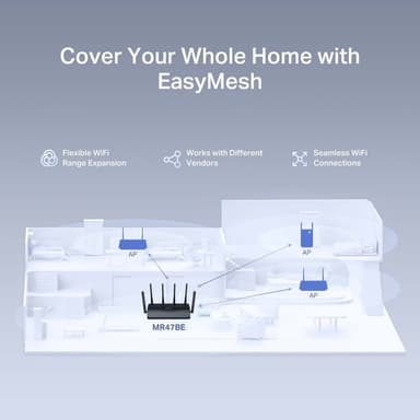 Mercusys MR47BE WiFi 7 ruter