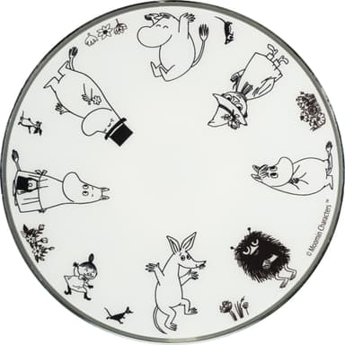 Moomin 15W trådløs lader (sort/hvit)