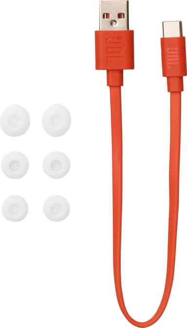 JBL Wave Buds 2 helt trådløse in-ear hodetelefoner (hvit)