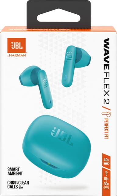 JBL Wave Flex 2 helt trådløse in-ear hodetelefoner (blå)