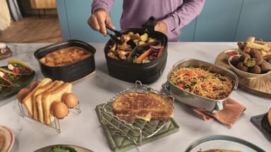 Philips To-lags-stativ med grillspyd for Airfryer 6.2L HD9920/00