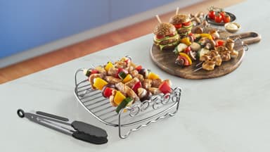 Philips To-lags-stativ med grillspyd for Airfryer 6.2L HD9920/00