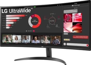 LG UltraWide 34WR50QK 34" buet skjerm